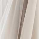 Bujasso Beige 90% Blackout Curtains with Sheer Overlay Mix and Match Double Layer Thermal Insulated Window Panels 84 inch for Living Room Bedroom Beige Drapes with Tiebacks Grommet Top 37" Wx84 Lx2