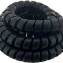 Spiral Wrap Cable Protector - 2.0" OD x 10' Pre-Cut Lengths - Safe Hose Protector to Avoid Wear and Extend Life for Hydraulic Pneumatic Hoses