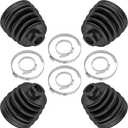 Caltric 2 Rear Axle Inner And Outer CV Boot Kits Compatible with Polaris Sportsman 500 4X4 HO 1999-2005