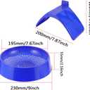 Pigeon Supplies Set,3Pcs Bird Breeding Nest Bird Eggs Mat,4 Pcs Pigeon Stand Dove Rest Stand,9 Pcs White Solid Plastic Eggs for All Kinds of Pet Nests