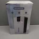 Dehumidifier, Dehumidifiers for Home,98 OZ Water Tank, (1000 sq.ft) Quiet Dehumidifier for Basement Bathroom Bedroom with Humidity Display, Auto Shut Off, Relaxing 7 Color Ambient Light(Gray)