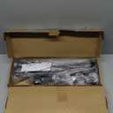 Adjustable Over-The-Door Garland Hanger, Heavy Duty Wreath Hanger for Front Door, No Nails or Screws Damage-Free, Fits Standard Door Frame Depths 34-42 Inch, Black