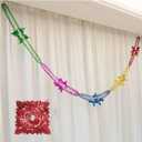 Christmas Decorations Christmas Foil Garland Tree Ceiling Party Hanging Decorations for Christmas Tree Wall Window Home Office