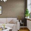 VEELIKE Taupe Grasscloth Peel and Stick Wallpaper Textured Grasscloth Wallpaper for Living Room Bedroom 32''x118'' Removable Waterproof Self Adhesive Brown Grass Cloth Contact Paper for Wall Coverings