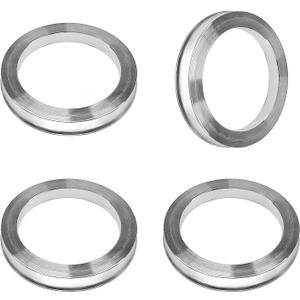 4 PCS Hub Centric Rings, 56 ID to 73 OD Aluminum Alloy Wheel Center Bore Shaft Shock Absorbing Spacer, Wheel Hubrings Compatible with Most Vehicles