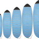 Surfboard Sock Cover,Lightweight Stretch Board Bag for Sun Protection,Foldable Surfboard Sock Sleeve Perfect for Travel and Transportation