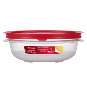 Rubbermaid Easy Store 4.55 cups Clear Food Container and Lid (Pack of 4)