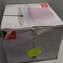 GLOBE Electric x Novogratz 67775 62" Floor Lamp, Matte Brass, White Linen Shade, Rotary Switch on Socket, Minimalist Lighting for Living Room, Bedroom or Office, Tall Corner Reading Light (SoHo)