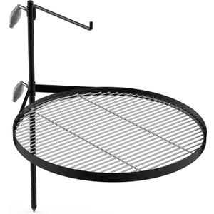 Stanbroil Fire Pit Campfire Grill Grate - Stainless Steel Swing Cooking Stand BBQ Grill, Portable Campfire Barbecue Rack for Outdoor Open Fire Cooking Camping