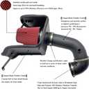 Cold Air Intake Kit High Performance Fit for Dodge Ram 1500 2009-2018;Fit for Ram 1500 Classic 5.7L V8 2019-2024(Black&Red)