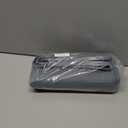 Pieviev Silicone Cat Litter Trapping Mat, 40''x28'' Extra Large Cat Litter Mat, Easy to Clean & Soft on Kitty Paws, Waterproof Kitty Litter Pads for Indoor Cats, Light Gray