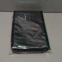 Christian Art Gifts Men or Women's Bible Cover Secure Zipper Jesus Fish, Black Canvas, Large