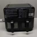 CHEFMAN 6 Quart Dual Basket Air Fryer Oven with Easy View Windows, Sync Finish, Hi-Fry, Auto Shutoff, 2 Independent 3Qt Nonstick Dishwasher Safe Frying Baskets, Digital Double Air Fryer - Black