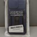 Fetrim Case for iPhone 16 Pro Max -(Blue)| Sliding Camera Cover, with Rotation Round Stand