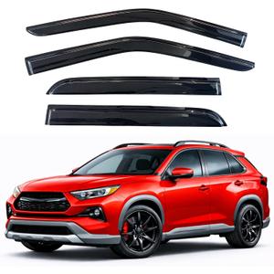 KPY Rain Guards Fit for 2019-2025 Toyota RAV4, Out-Channel Window Visors Vent Wind Deflectors 4PC, Car Accessories for 19-25 RAV4