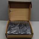 Amazon Basics Lightweight Super Soft, Breathable Wrinkle-Free Microfiber 4 Piece Bed Sheet Set with 14-Inch Deep Pockets, King, Black, Solid