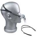 Brevida Nasal Pillow Mask Replacement Headgear Straps Non-Stretchy Design 2 Pack Headgear Strap Fit for Fisher & Paykel Brevida Nasal Pillow Mask Headgear - Gray