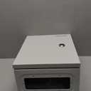 Steel Electrical Junction Box, 12 x 10 x 6 Waterproof & Dustproof Electrical Enclosure, Outdoor & Indoor Universal Project Box with Lock & Mounting Plate (Grey)