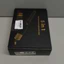 5 in 1 Hair Dryer Brush Set, Professional Negative Ionic Hot Air Styler, Air Curling Wrap Styler, Detachable Blow Dryer Brush With Auto Wrap Curlers, Hair Styling Tools For Straight/Curl/Drying/Smoothing