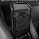Frani Center Console Armrest Cover Designed for Tesla Model 3 Highland 2024-2026 and Model Y Juniper 2026 Refresh,Non-Slip Designed with EZ Snap On Install-Carbon Fiber Texture