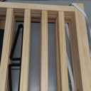 Solid Wood Freestanding Pet Gate,Nature Wood Dog Gates for Doorways The House,Pet Gate for Stairs,Freestanding Indoor Gate Safety Fence,16.9" Height-6 Panels