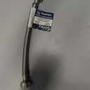 Eastman 9 Inch Steel-Flex Faucet Connector, Braided Stainless Steel Supply Line with 1/2 In. FIP Ends, 48014