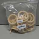 30 Pcs 3.15 Inch Unfinished Wooden Rings for Crafts, Wood Rings Solid Wood Crafting Supplies for DIY Projects, Macrame, Jewelry Making, Creative Handmade Accessories and Dreamcatchers