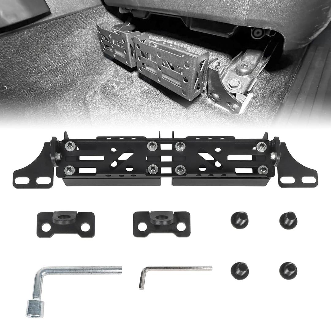 Car Front Seat Bracket Storage Tray Universal Molle Panel Organizer