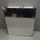 Bathroom Medicine Cabinet with Beveled Edge Mirrored Door 14 x 18 inch, Recessed or Surface Mount, with Adjustable Glass Shelves (Matt White)