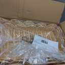 happimess Parker 3-Piece Scalloped Decorative Serving Trays, Brown