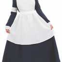 Fun Shack Florence Nightingale Costume - Civil War Nurse Apron, Vintage Nurse Uniform, Small