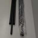 CozyNova Shopping Bag Rack: Adjustable Height & Base, Premium Metal Display Stand for Stores & Malls, Holds Up to 50lbs, Foldable & Space-Saving Design (Black)