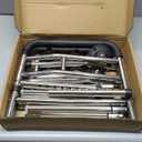 Toilet Safety Rail, 380LB Stainless Steel Toilet Frame with Padded Handles&Paper Holder, Adjustable Detachable Handicap Toilet Rails, Foldable Toilet Support Frame for Elderly