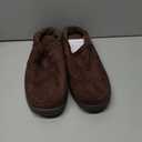 RockDove Men's SoftStride Faux Suede Memory Foam House Slipper with Indoor Outdoor Sole (Brown)