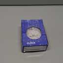 Mily Alarm Clock for Kids Vintage Twin Bell Alarm Clocks Cute Cartoon Panda Silent Children Bedroom Desk Clock (Purple)