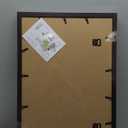 16x24 Frame Set of 3, Dark Brown Wood Grain 16x24 Poster Frame for Gallery Wall Mounting (3 Pack,Walnut)