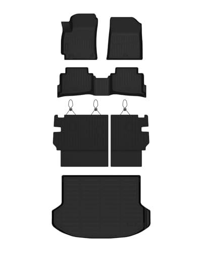 Cartist Floor Mats & Backseat Cargo Liner Fit for 2024 2025 2026 Kia Seltos S, LX, EX, SX, X-Line Accessories All Weather Floor Liner (Only Fit The Upper Layer Trunk) (Only for U.S.A. and Canada)