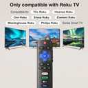 Pack of 2 New Replacement for All Roku TV Remote,Compatible for All TCL-ONN-Hisense-Roku TV Remote