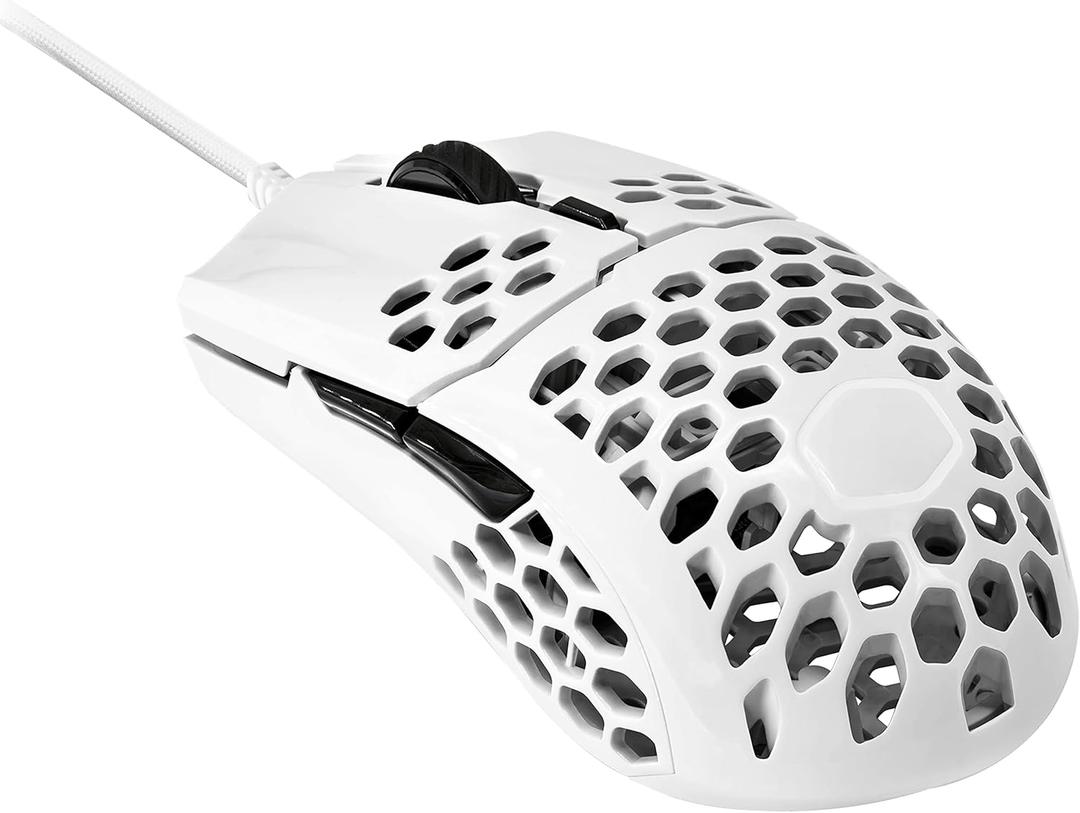 Cooler Master MM710 White Glossy Ultralight PixArt Sensor Gaming Mouse PMW3389