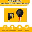 5304496284, 297348700 Defrost Heater & Defrost Thermostat Assembly, Commercial refrigerators and freezers and replacement parts and fittings therefor