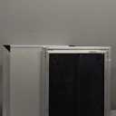 Dog Door for Wall, Energy Efficient French Doggy Door with Aluminum Frame, Telescoping Tunnel, Magnetic Flaps and Sliding Lock Panel, Easy Install for Walls 4"- 7 7/8" Thick, Large (up to 80 lbs)