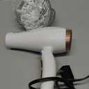 Conair Double Ceramic Hair Dryer, 1875W Blow Dryer with Diffuser and Concentrator, Ionic Conditioning, 3 Heat & 2 Speed Settings, White