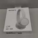 Sony WH-CH520 Wireless Headphones Bluetooth On-Ear Headset with Microphone and up to 50 Hours Battery Life with Quick Charging, White