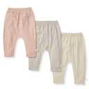 Burt's Bees Baby Unisex Baby Sweatpants, Knit Jogger Pants, 100% Organic Cotton Pants 3-6M Pink Sand 3pk