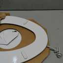 Bemis 1500EC 390 Lift-Off Wood Elongated Toilet Seat, Cotton White (Pack of 1)