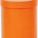 Round Box for Flower Packaging Luxury Paper Cardbord Boxes with Lids for Valentine's Day Wedding DIY decoration Jewelry Storage Accessories (Orange)