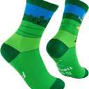 3 x Mens Stocking Stuffers Golf Gifts for Golfers Fathers Funny Golf Socks Birthday Gifts for Men Dad Him (Green)