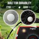 Golf Net 10x7 ft Practice Net for Backyard Driving, Indoor Hitting Net with Mat, A Great Gift for Golfers or Dad Golf Training Aid