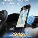 SUCGLES for iPhone 15 Pro Case with MagSafe [Ultra Strong Magnetic] [12FT Military Drop Protection] [Shockproof Bumper] Slim Thin Mag Safe Phone Cover 6.1" for Apple 15pro (Black)