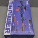 Bigpower Electric Kids Toy Sniper Rifle with Scope Tactical Vest Kit,4 in 1 Automatic Kids Sniper Rifle Toy Guns for Boys 8-12,Rifle Dart Guns Big Size,Toy Guns with Removable Magazines2 Pcs